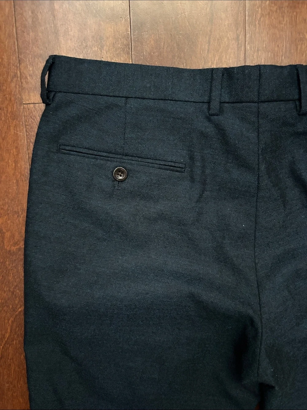 J.Crew 100% Wool Men’s Bowery Suiting Trousers in Dark Blue, W33 L32, NWT